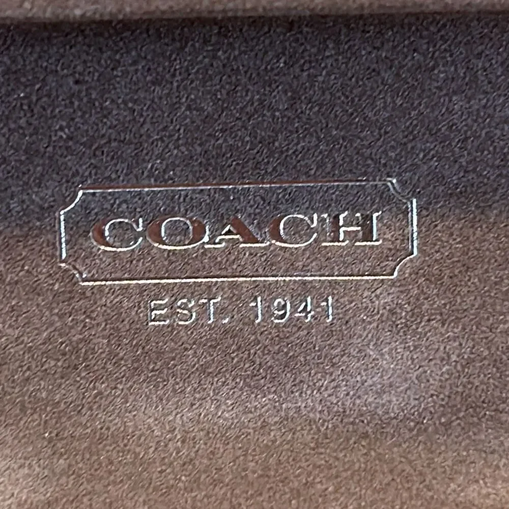 Coach eyeglass case